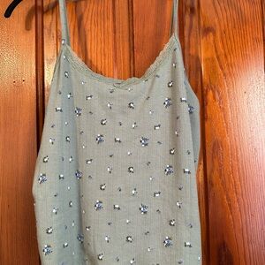 Wild Fable Olive Floral Camisole